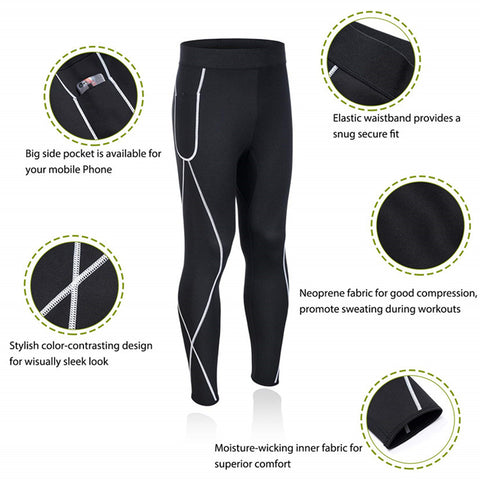 Men's neoprene body trousers