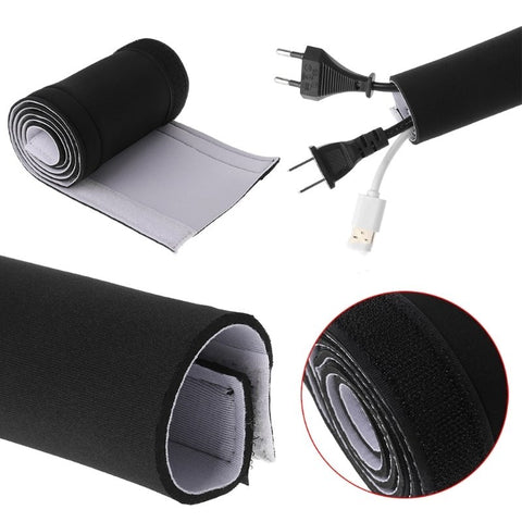 Neoprene wire cover Velcro wire protection cover