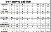 Sweat Wicking Breathable Short Sleeved Cycling Suit