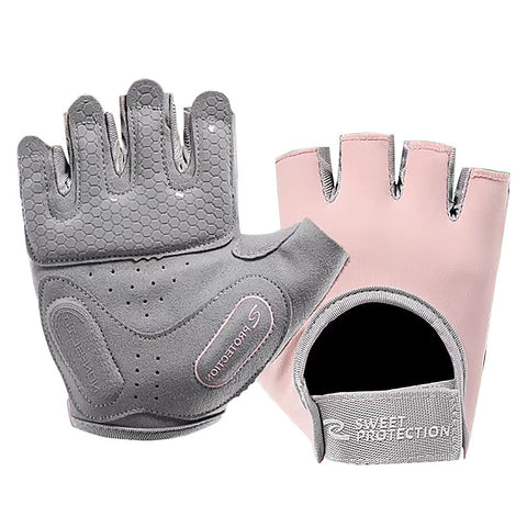 Half Finger Thin Breathable Sweat Wicking Non-slip Gloves