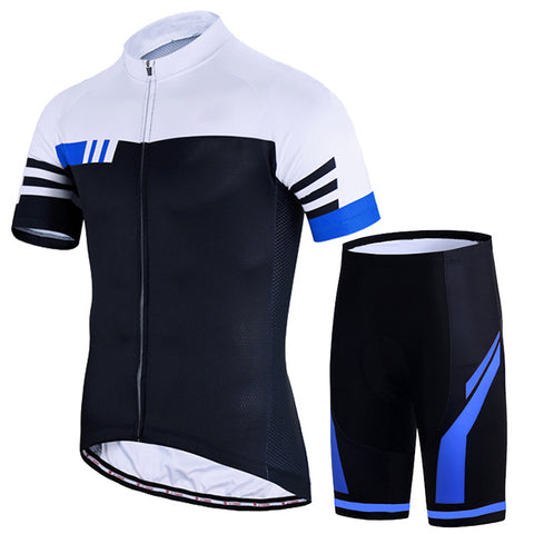 Sweat Wicking Breathable Short Sleeved Cycling Suit