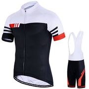 Sweat Wicking Breathable Short Sleeved Cycling Suit