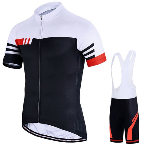 Sweat Wicking Breathable Short Sleeved Cycling Suit