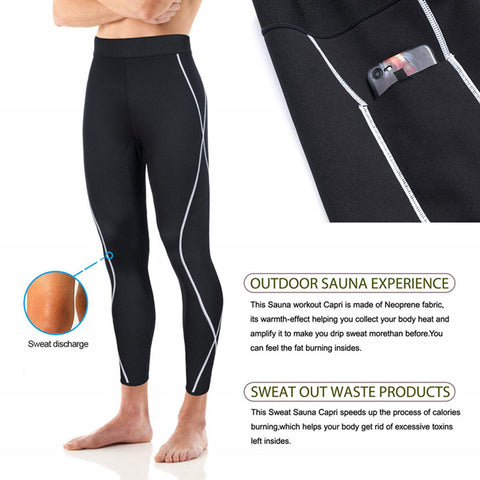 Men's neoprene body trousers