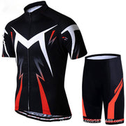 Sweat Wicking Breathable Short Sleeved Cycling Suit