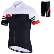 Sweat Wicking Breathable Short Sleeved Cycling Suit