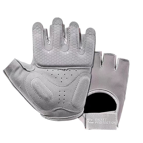 Half Finger Thin Breathable Sweat Wicking Non-slip Gloves